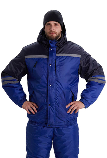 Костюм зимний "Стим" василёк/синий