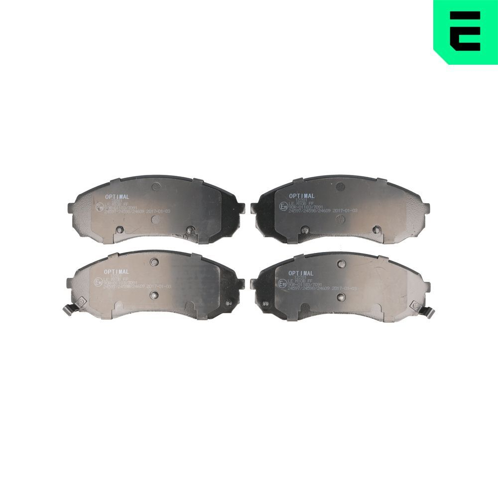 OPTIMAL - BP12281-OPT - Brake Pad Set, disc brake