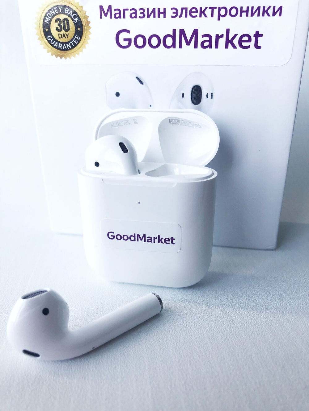 Беспроводные наушники GoodMarket Air2 + чехол в подарок!