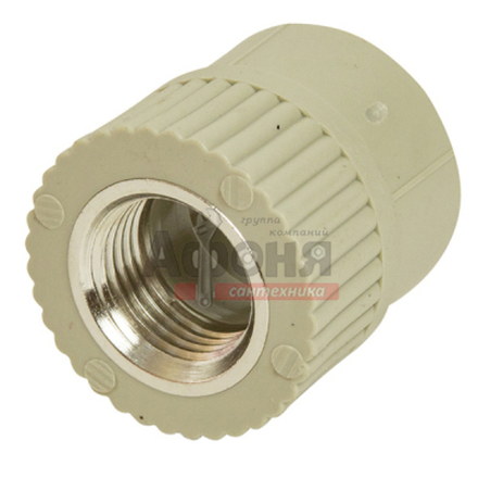 Муфта комб. вн 25х1/2'' VRT® СЕРЫЙ (Россия)