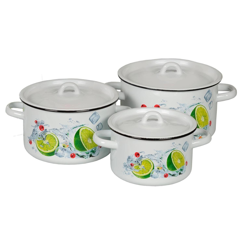 Набор эмаль 3пр.№33 цил. "Мохито" 1,5/2,9/4,5л СЭ