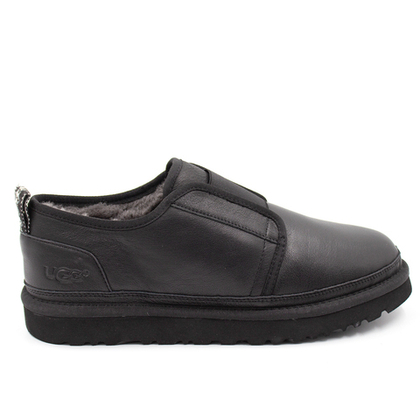 Ugg Mens Slippers Flex Leather Black