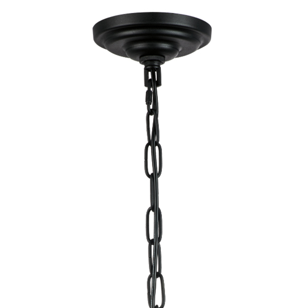 744157 Люстра CASTELLO 5х40W E14 ЧЕРНЫЙ/ЗОЛОТО