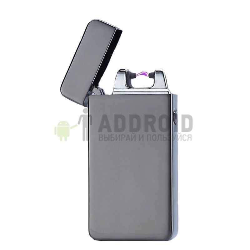 Электрическая зажигалка с USB Черная NEW