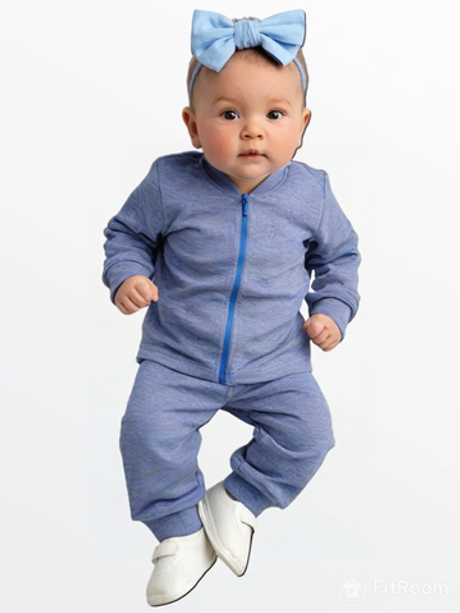 КЯА Костюм ясельный ангора голубой (56-86)