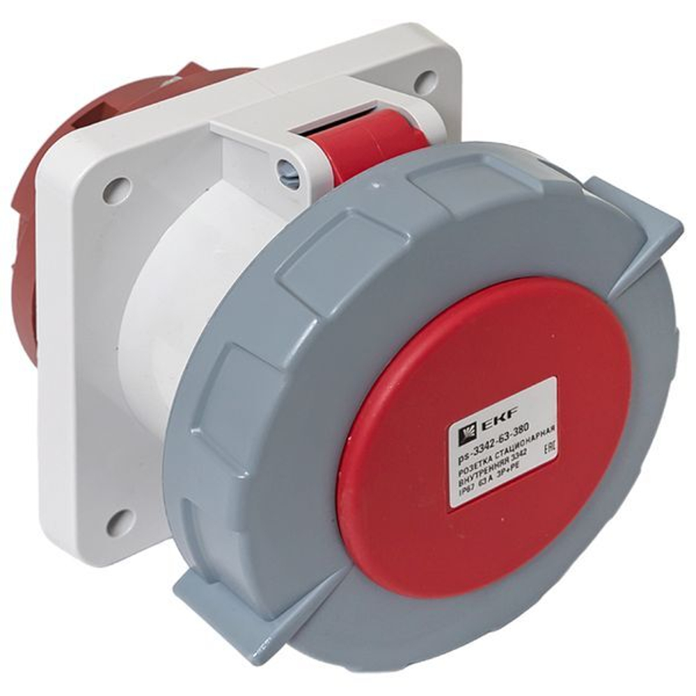 Розетка стационарная внутренняя EKF ps-3342-63-380