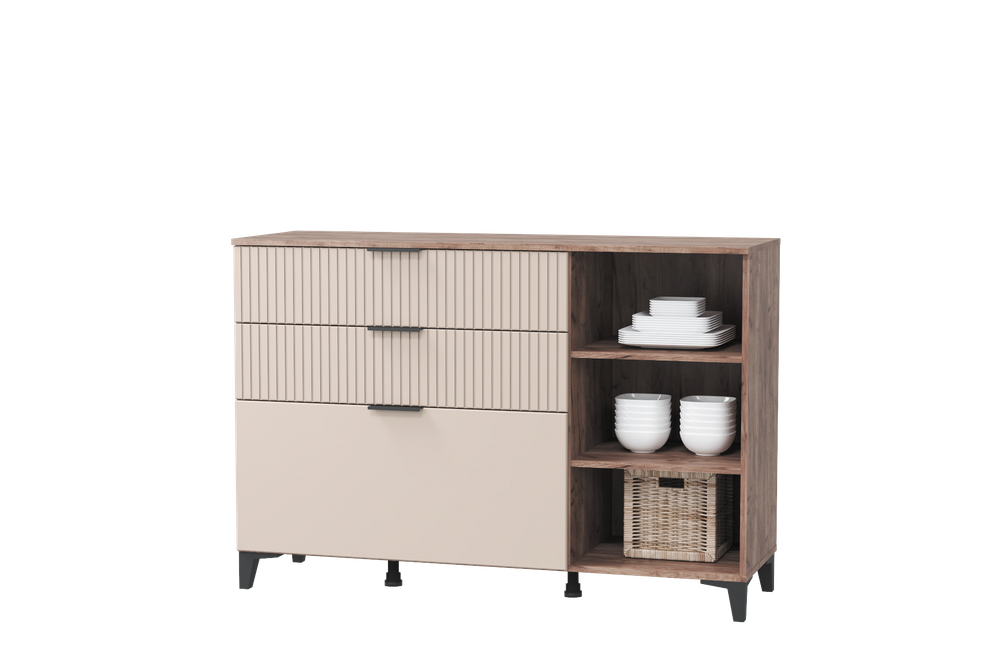 Комод "Тоскана" с 1 дверцей и 3 ящиками (Гостиная)