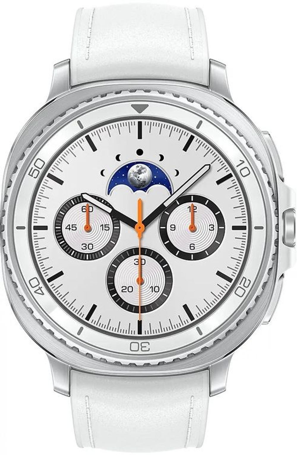 Смарт-часы Samsung Galaxy Watch 8 Classic LTE Watch 8 Classic,  46мм,  1.34",  с SIM,  белый/серебристый