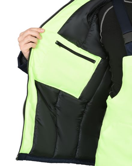 Костюм зимний "Сириус-Магистраль-3" полукомбинезон Гретта (лимон)