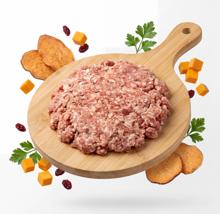 Фарш индейки для животных