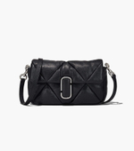 The Puffy Diamond Quilted J Marc Shoulder Bag - Black