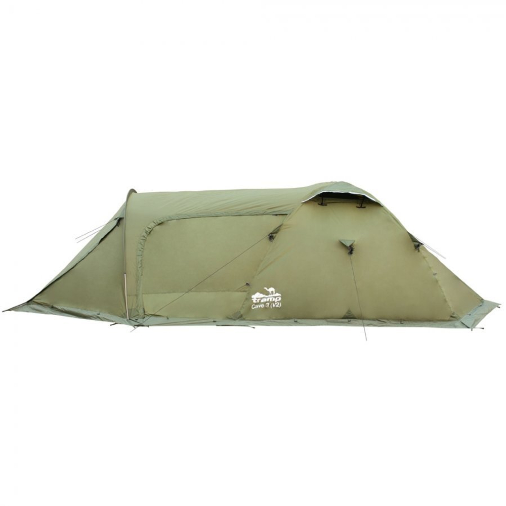 Палатка TRAMP Cave (V2), артикул TRT-21, цвет Зеленый