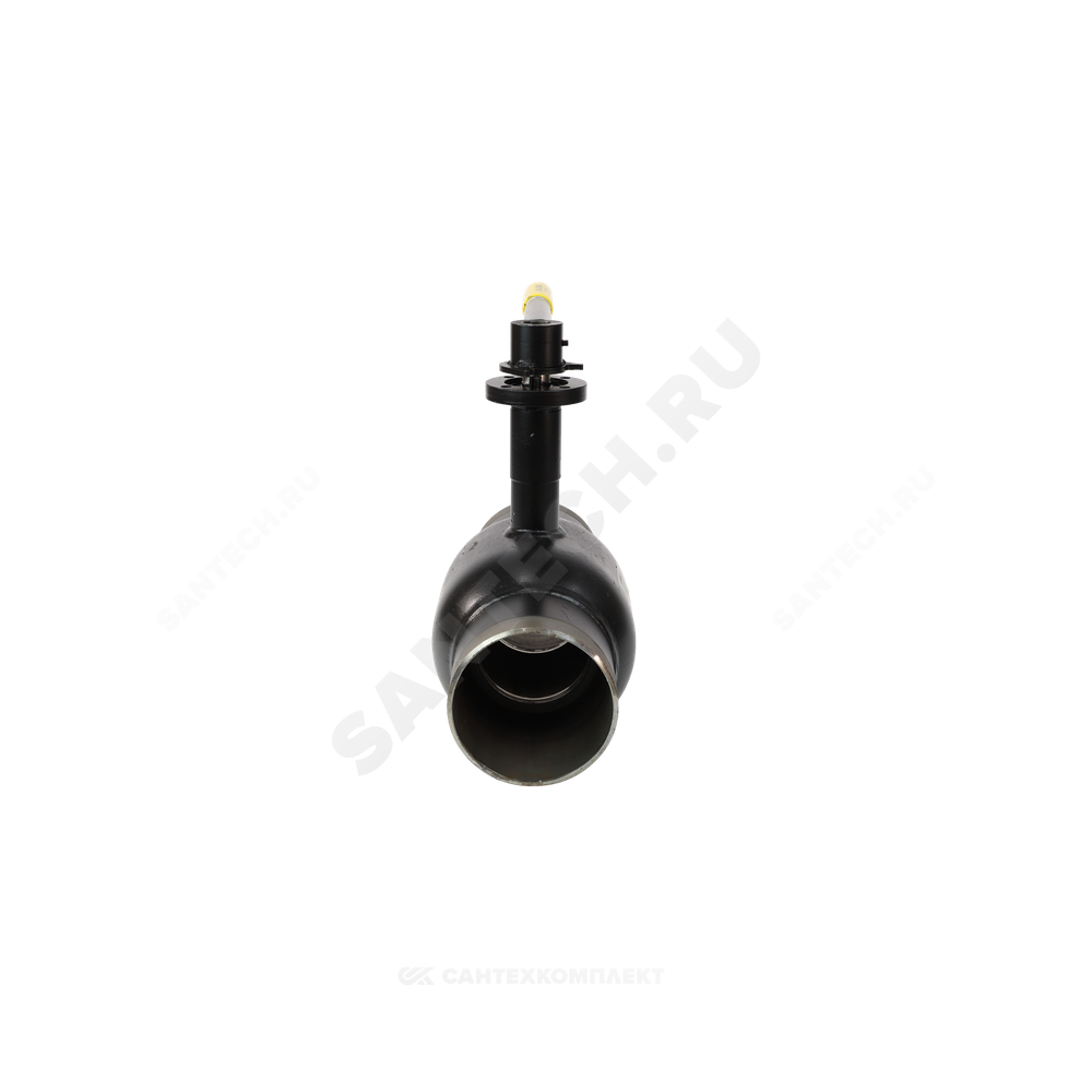 Кран шаровой сталь 09Г2С Ballomax КШТ 61.102 Ду 150 Ру25 п/привар L=390мм под электропривод с рукояткой ISO F10 BROEN КШТ 61.102.150.А.25