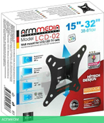 Кронштейн Arm Media LCD-02 черный (10213)