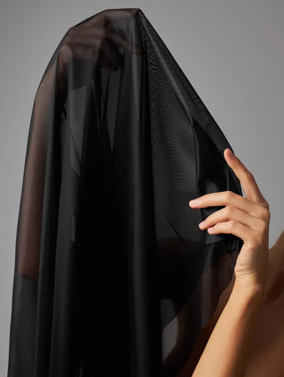 Корсетная сетка Lauma, мягкая, арт.388А, черный 170