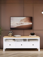 IKEA ТВ-тумба HEMNES, белый/светло-коричневый, 148*57*46, КЫМОР (ИКЕА ХЕМНЭС)