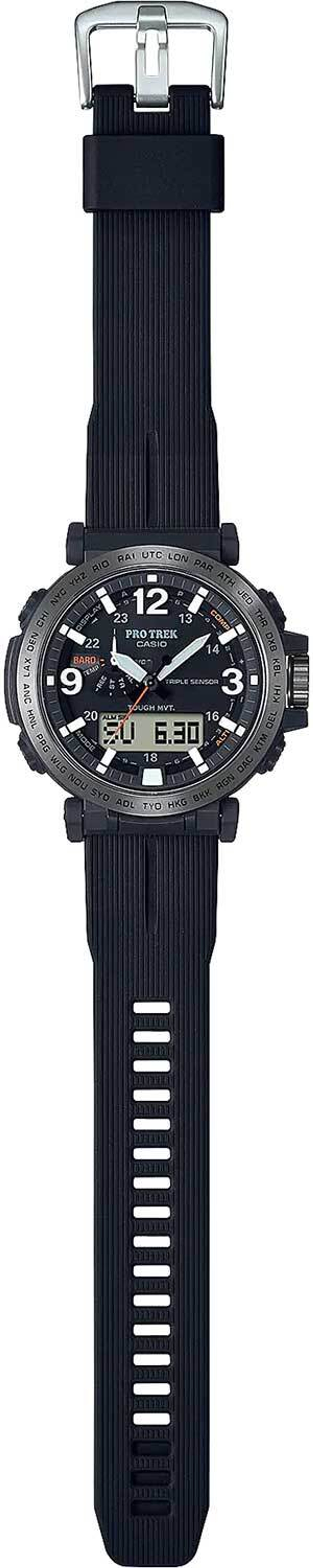 Японские наручные часы Casio Pro Trek PRW-6611Y-1ER с хронографом