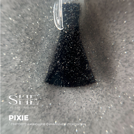 She Top Coat Pixie Топ светоотражающий, 15 мл
