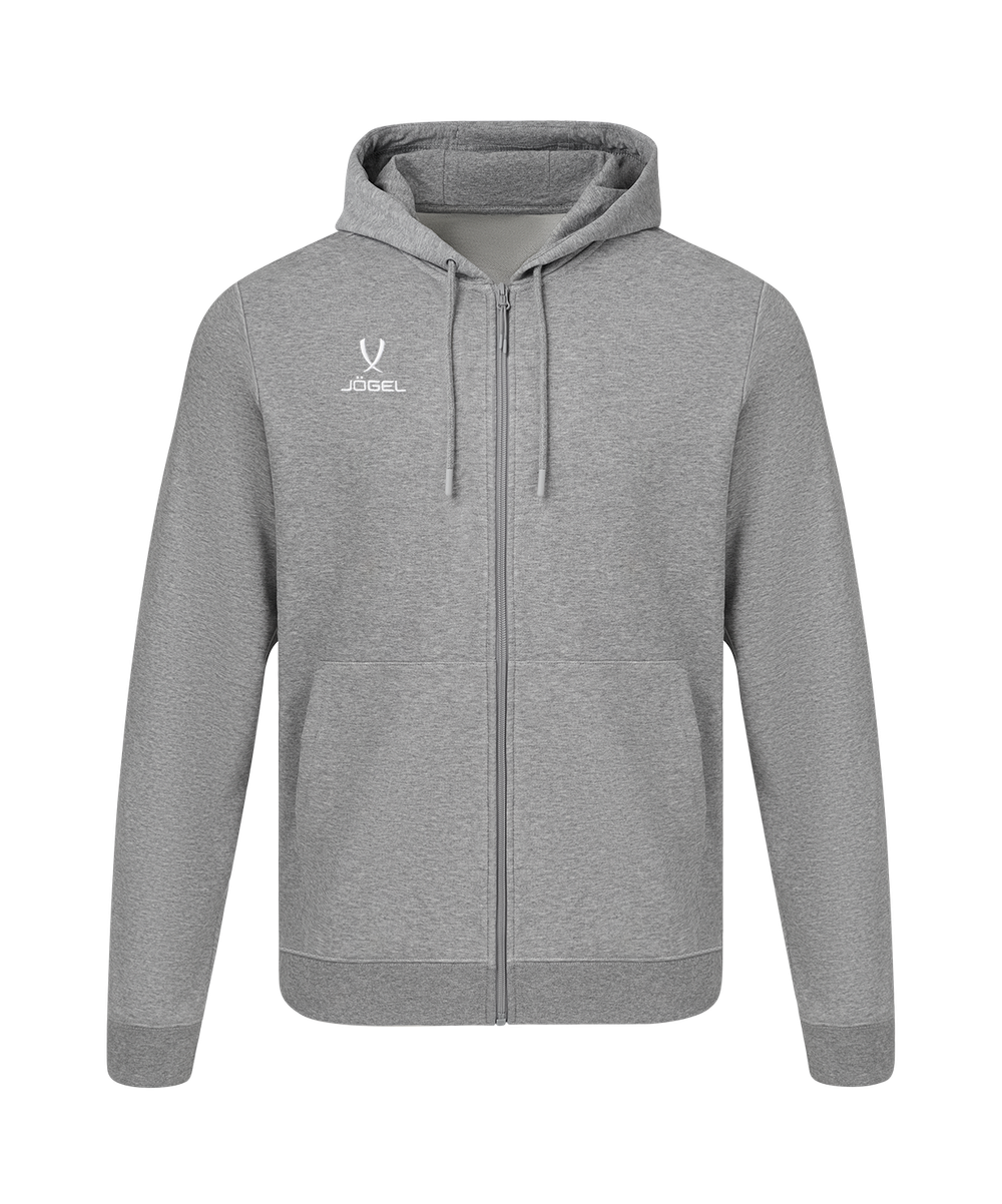 Худи на молнии ESSENTIAL Cotton FZ Hoodie, серый меланж