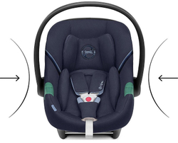 Коляска Cybex Balios S Lux TPE complete Aton S2 Ocean Blue 3 в 1 Stormy Blue с дождевиками