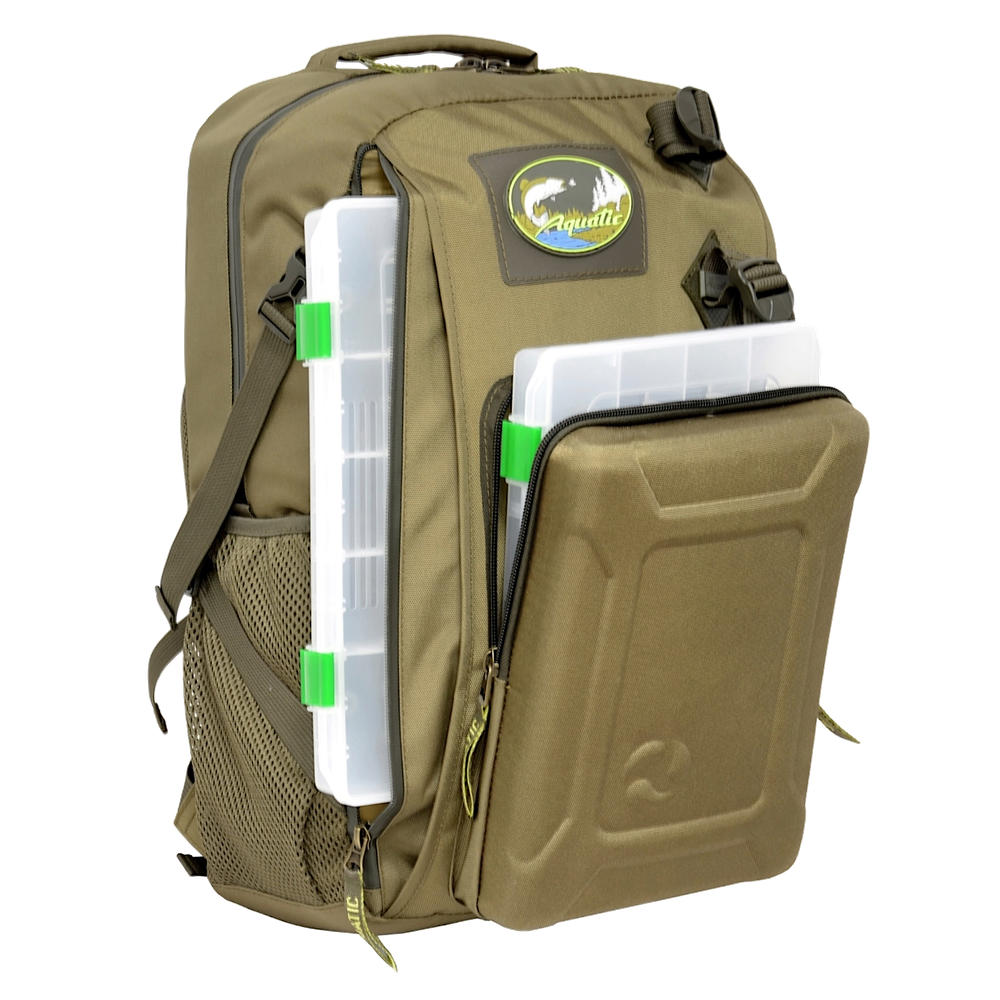 Рюкзак 32л Aquatic РК-02 рыболовный с коробками Fisherbox -