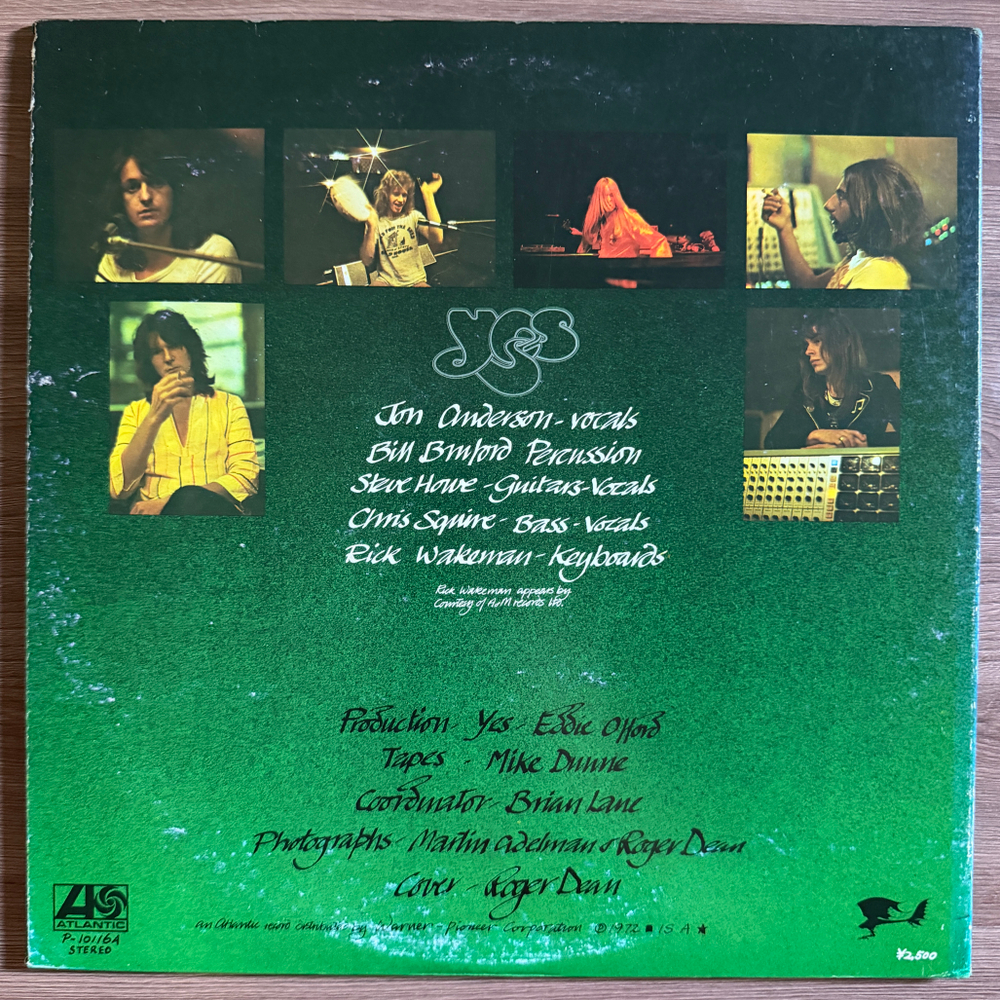 Виниловая пластинка Yes ‎– Close To The Edge LP