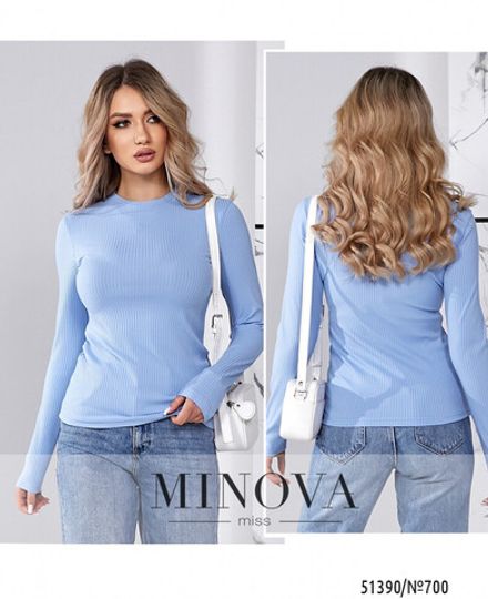 Водолазка 700-голубой Minova Фото 1