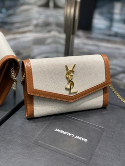 Saint Laurent Uptown Chain Wallet 19 cm