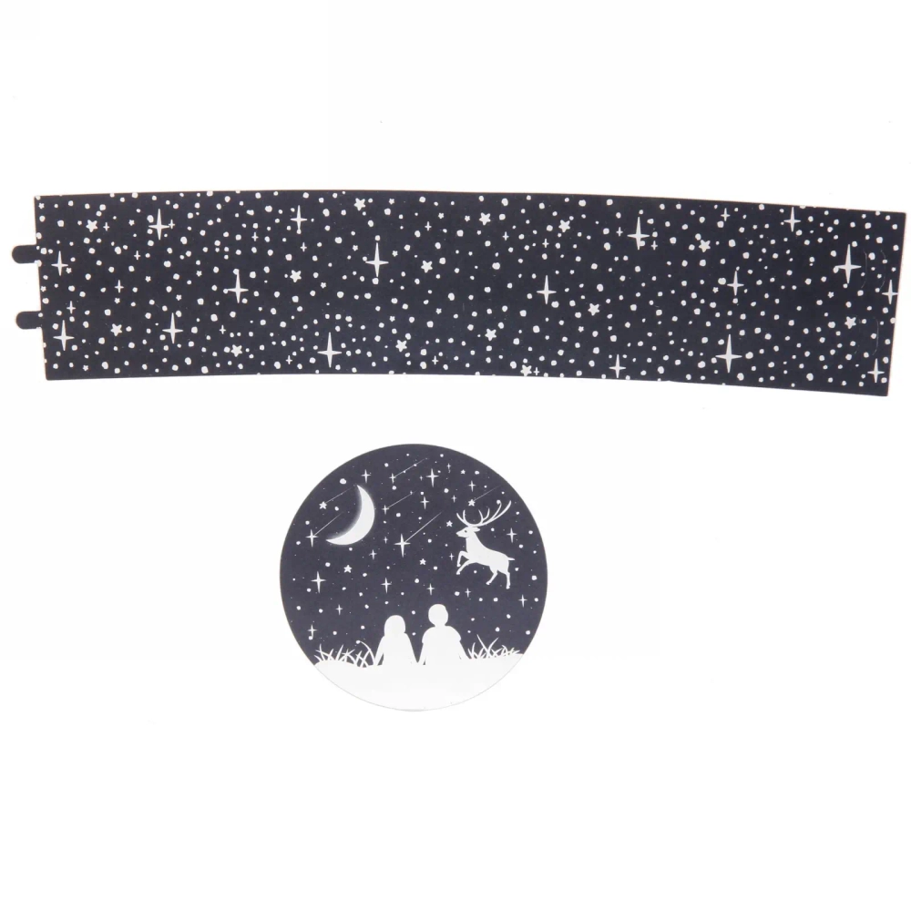 Диско-шар «Fantasy - Зайка» (в комплекте 6 картинок) 13*14 см, 5 реж, батарейки 4хАAА, USB, RGB (220V)