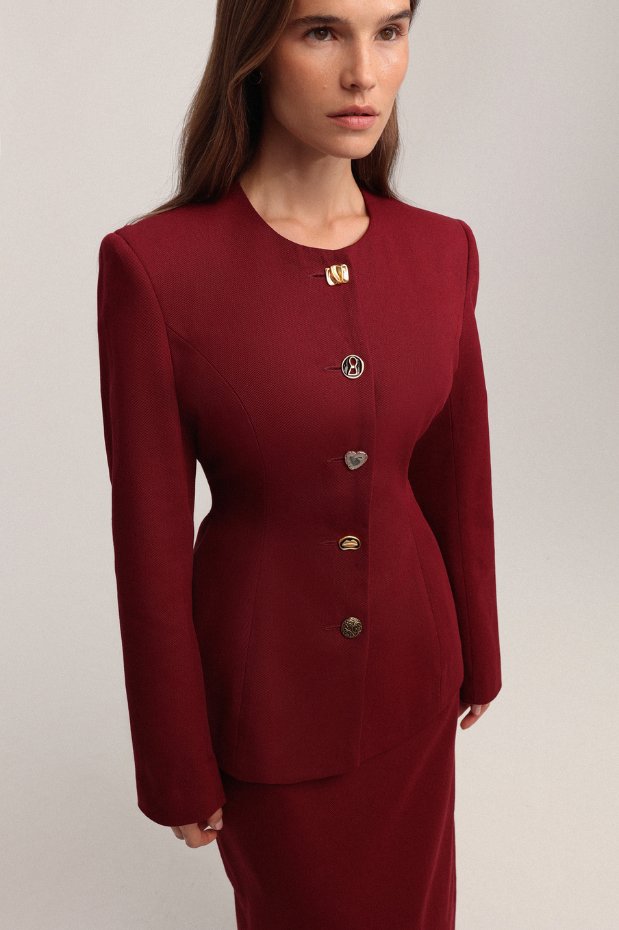 Юбка миди из денима