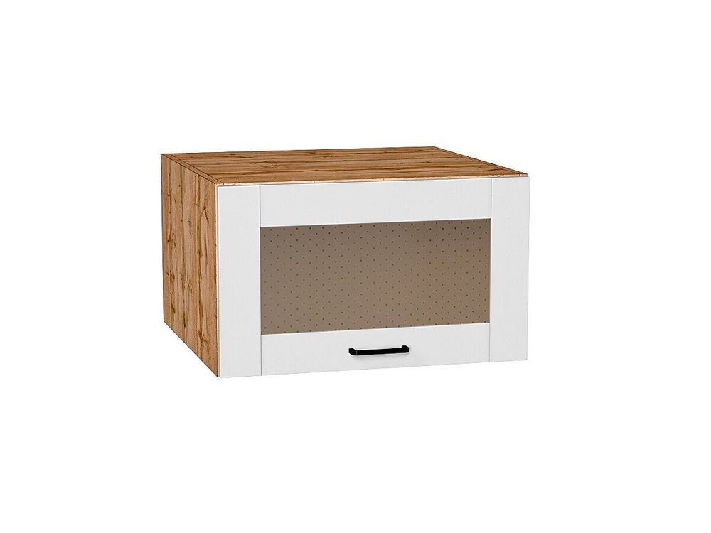 Шкаф верхний горизонтальный остекленный глубокий Лофт