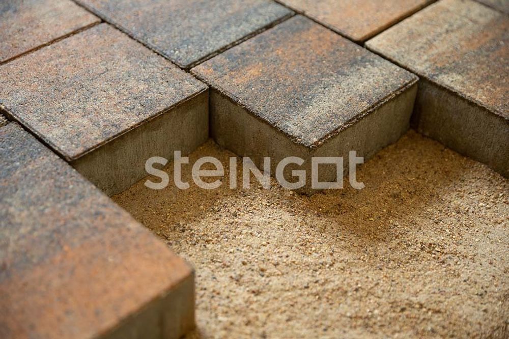 Тротуарная плитка Steingot Новый город Штайн Бронз толщина 80 мм