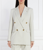 Хлопковый пиджак Jaleto BOSS BLACK - пепельный(50520760)