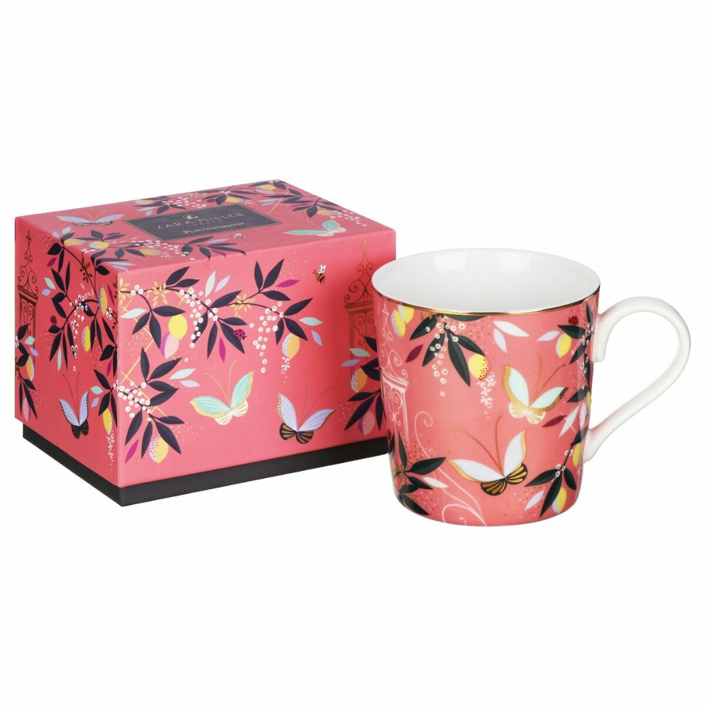 Portmeirion - Кружка Orchard Sara Miller 340мл Коралл / артикул   MOP78914-XG  / GTIN 749151757097
