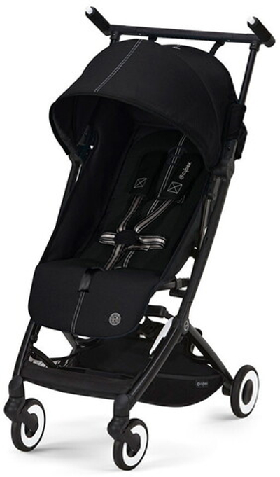 Прогулочная коляска Cybex Libelle BLK Moon Black с дождевиком