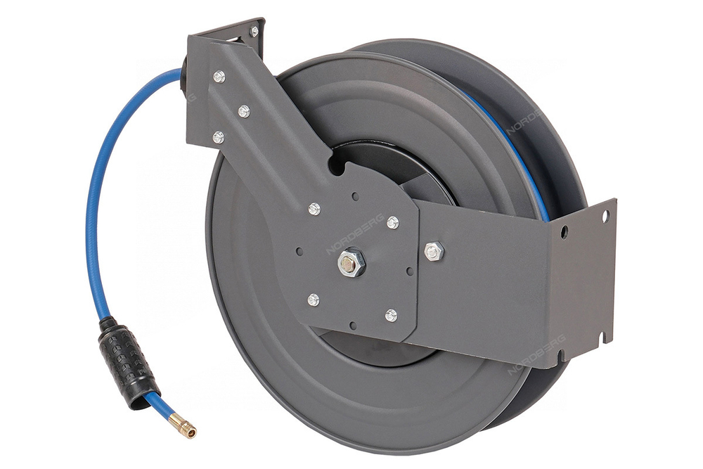 NORDBERG (HR0820RPVC) Шланг воздушный на стальной катушке, гибридный ПВХ &Oslash; 08х12 мм, 20 м