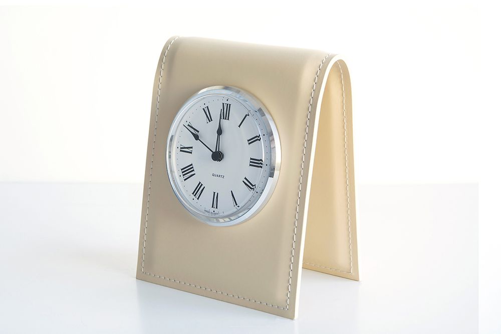 ЧАСЫ D103 из кожи цвет СЛОНОВАЯ КОСТЬ