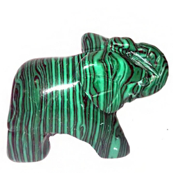 Слон малахит(имитация) асс.