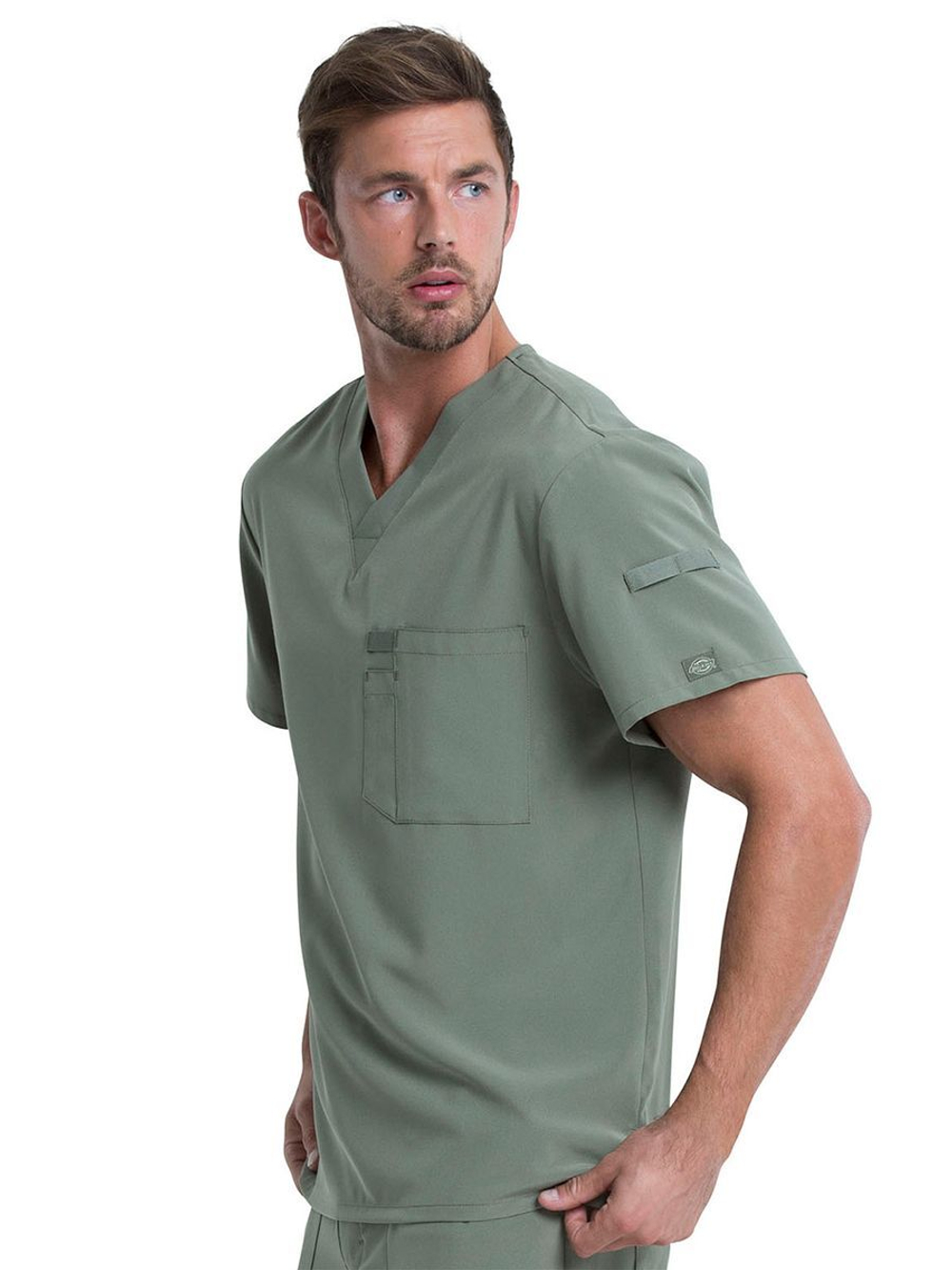 Топ медицинский мужской Dickies EDS Essentials DK635, оливковый, M