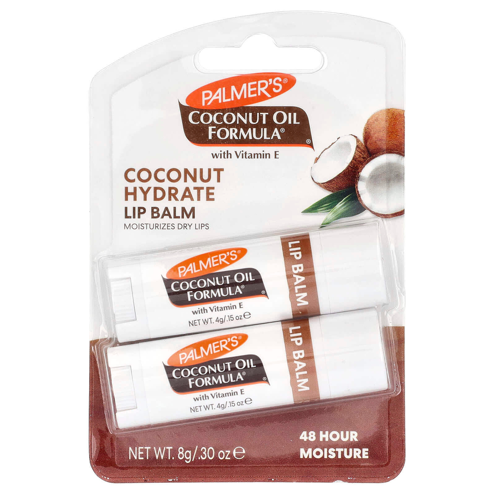 Palmer's, бальзам для губ с кокосовым маслом, SPF 15, 2 шт., 0,8 г (0,30 унции)