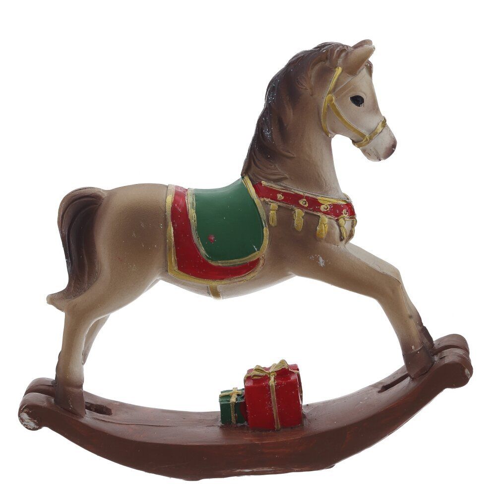 GAEM Фигурка декоративная "Лошадка-качалка", L15 W3 H14 см, 2в.