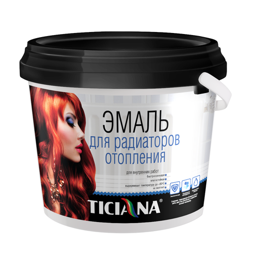 ЭМАЛЬ АКРИЛОВАЯ TICIANA ДЛЯ РАДИАТОРОВ ОТОПЛЕНИЯ 0,9Л