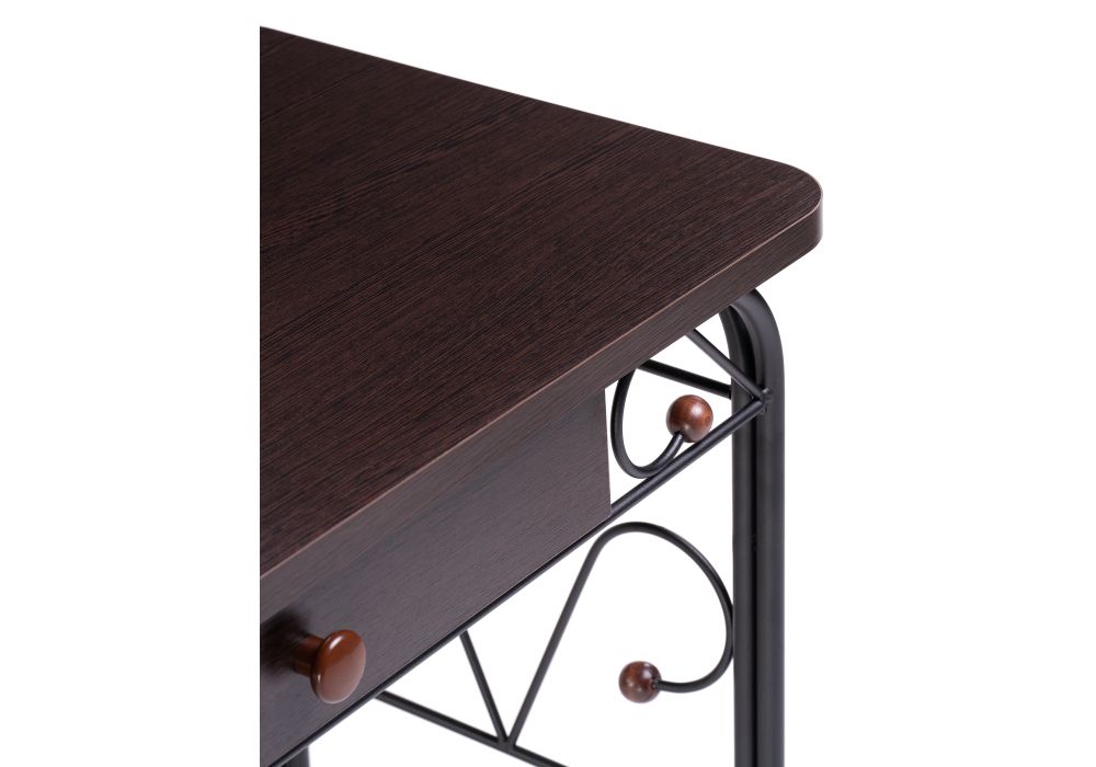 Туалетный столик Клео 3 черный / венге