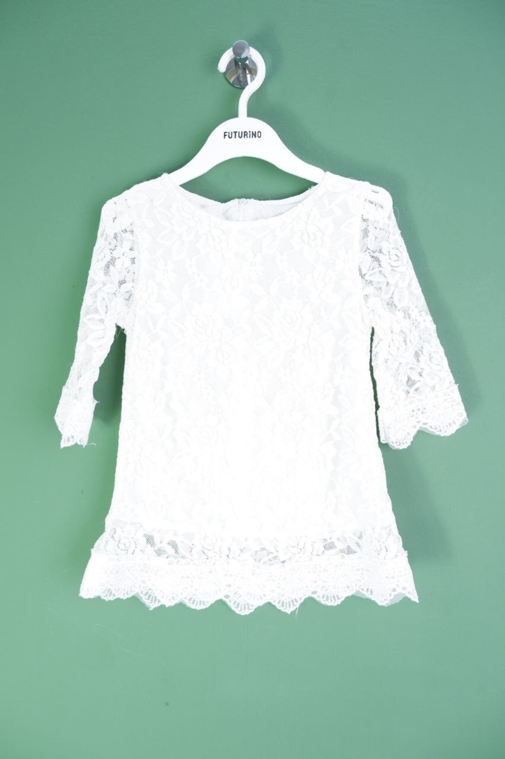 Блузка кружевная нарядная на 7 лет