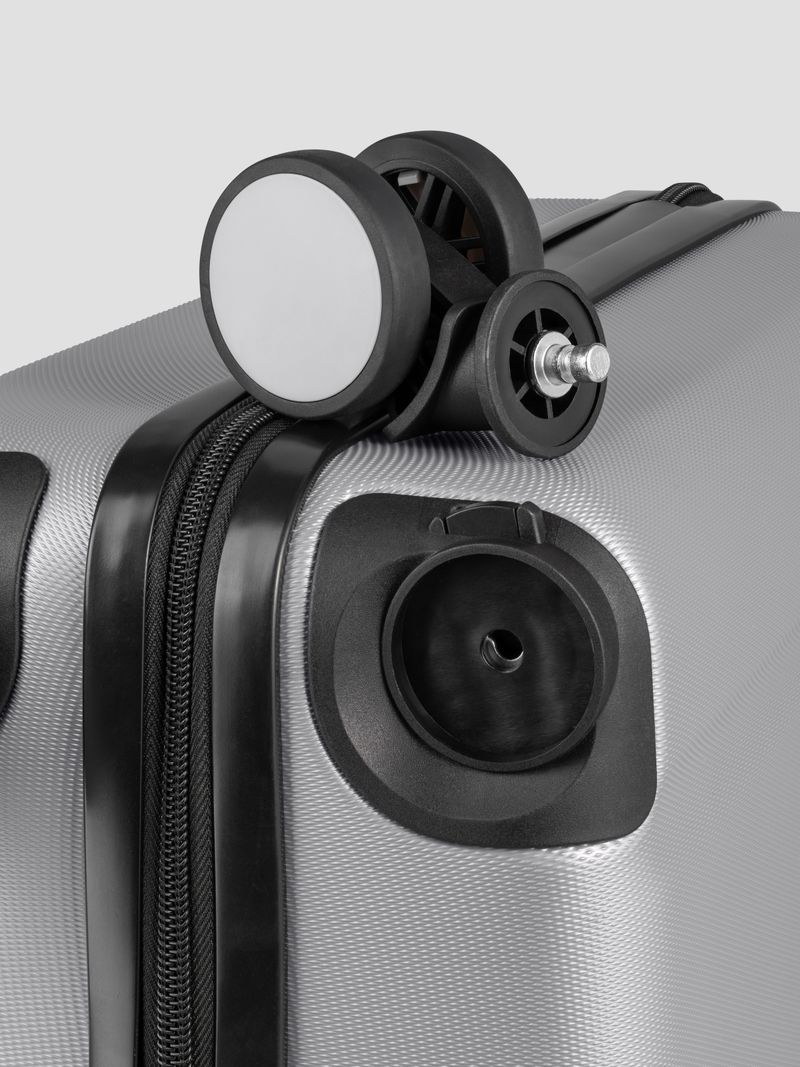 Чемодан Bonle размер XS Серебристый