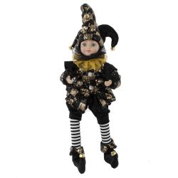GAEM Игрушка набивная "Клоун" (муз, движ), L15 W13 H45 см (полка 30 см.)