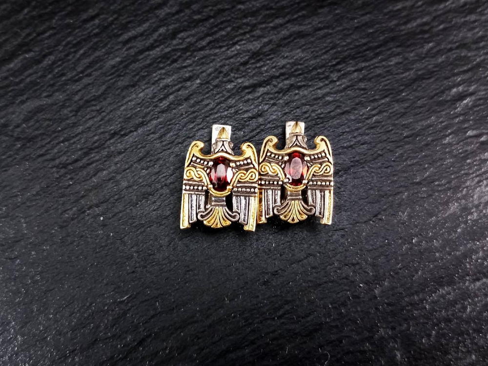 Серьги "Огненный сокол Рарог"