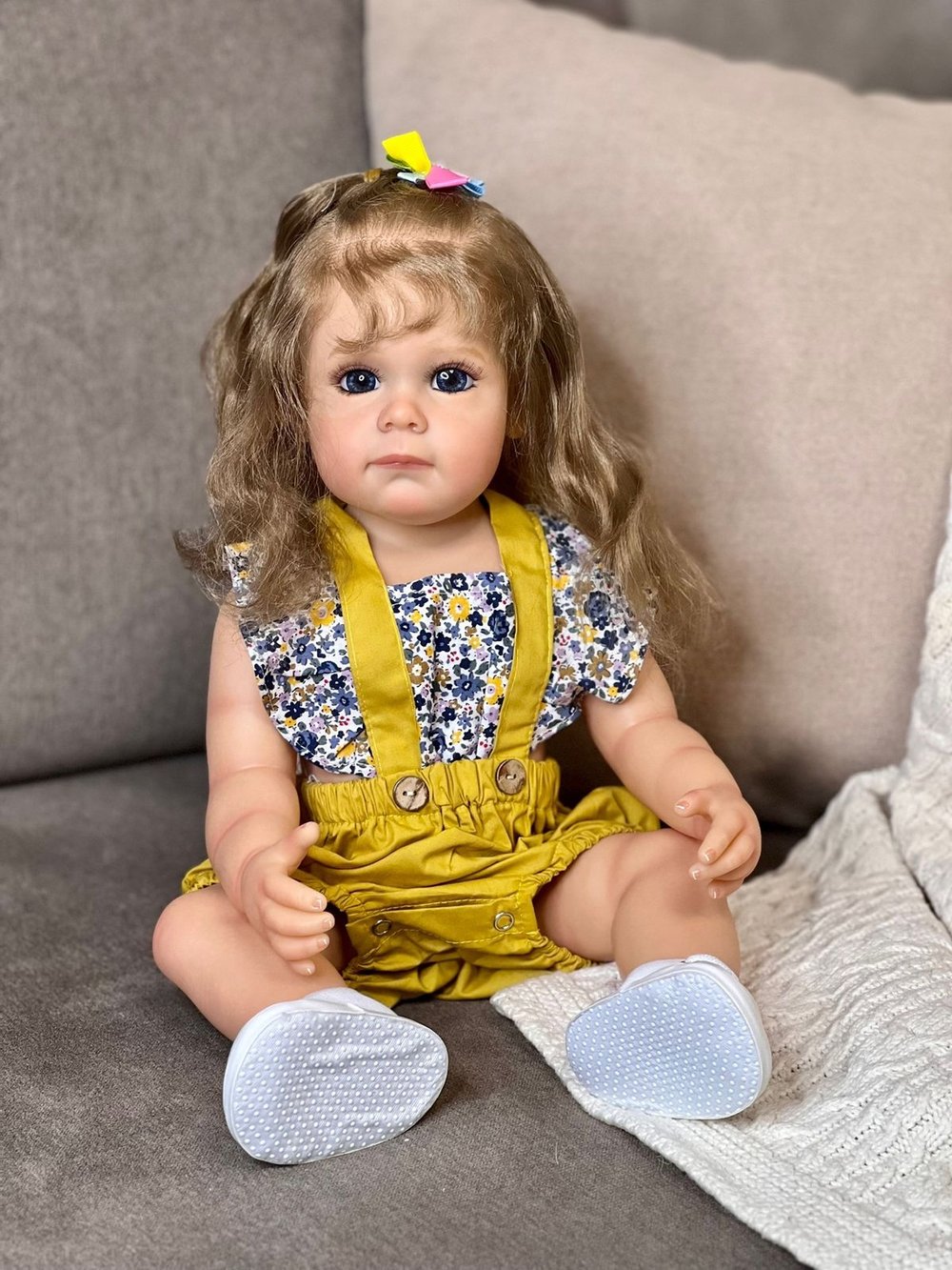 Кукла Реборн виниловая 55см в пакете (FA-040A)