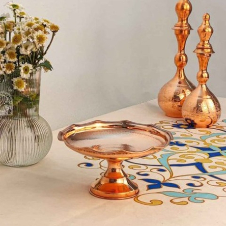 Медная ваза-фруктовница ручной работы Exirmes 30220332 Иран