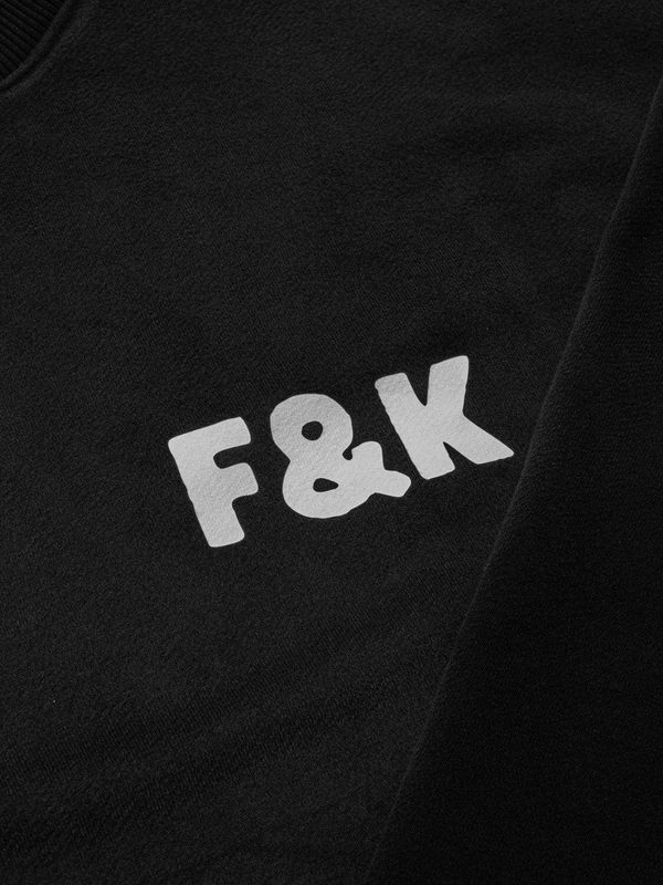 Толстовка F&K черная - фото 14